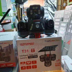 4glte 12mp Ultra Hd Intelligent Solar PTZ Camera Triple Lens