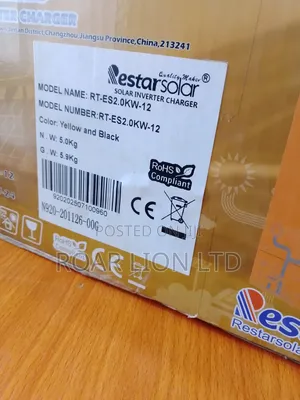 2kva Restarsolar Inverter 12v