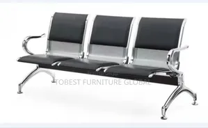 3 in 1 Airport Stainless Awaiting Chair