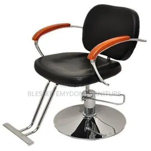 New Modern Stylish Barbing Chair - Black