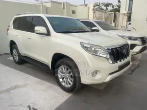 White Toyota Prado Now Available for Hire