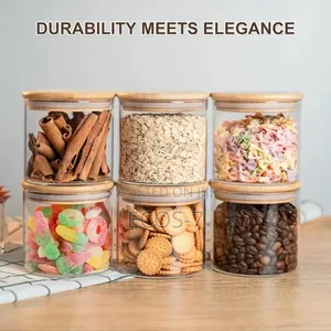 22oz Set of 6 Glass Jars