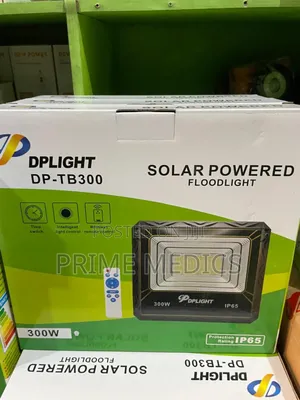 Solar Powered Floodlight With Remote Control