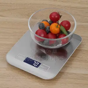 Digital Kitchen Scale With Led Display 5kg/1g Stainless Steel