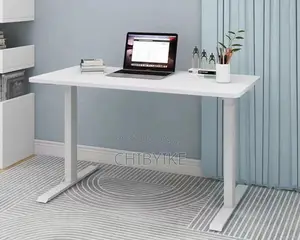 Office Adjustable Table Wood Top 1.4m