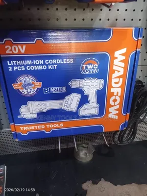 Wadfow 20v Lithium-ion Cordless 2pcs Combo Kit (Brushless)