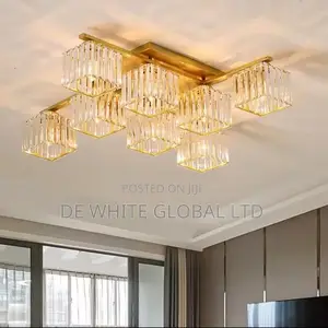 Crystal Square Ceiling Light