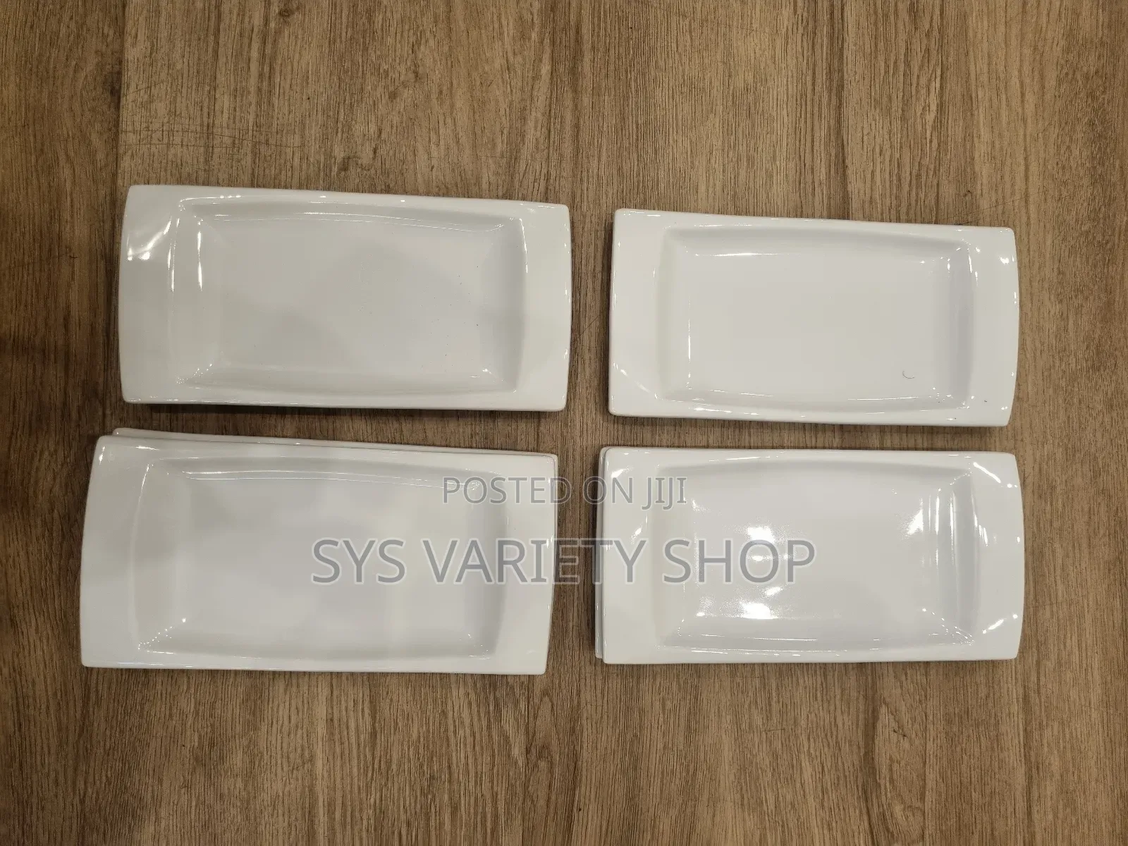 6 Set Mini Rectangular Dessert Plates