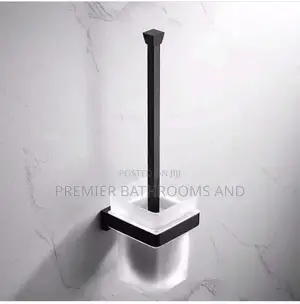Glass Toilet Brush Holder