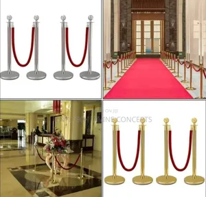Stanchion Barrier Queue Poles And Bank Ropes