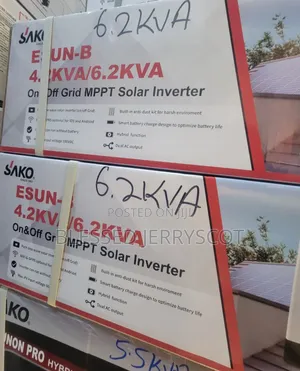 Sako 6.2kva 48v Hybrid Solar Inverters Available in Stock.