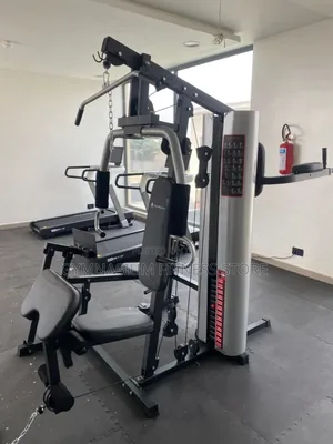 3 Station Gym With Leg Press.