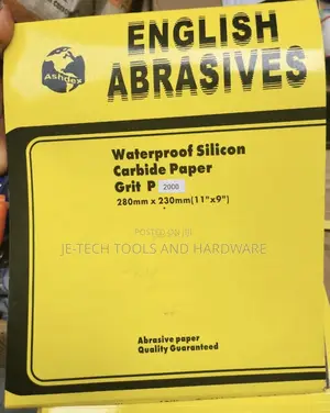 Abrasives Waterproof Silicon Carbide Paper Grit P 2000