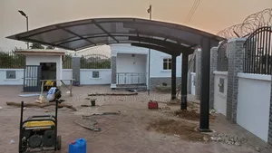 Mordern Carport,Glass Door Shade