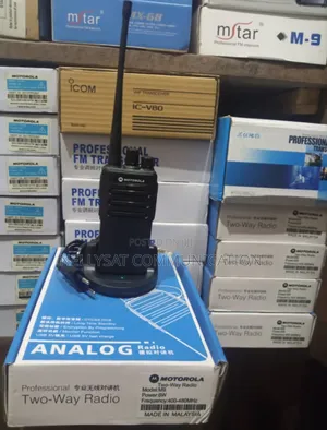 Motorola M9 Analog Professional Two-Way Radio.
