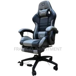 Furgle E-Sports Pro Series Gaming Chair - Gray Black