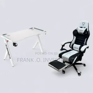 A Set of Furgle Pro Gaming Chair / Gaming Table