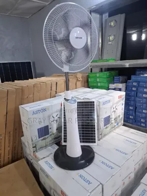 Aston Ac Dc Solar Fan With Remote