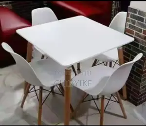 Restaurant Table and 4 Chairs With Foam