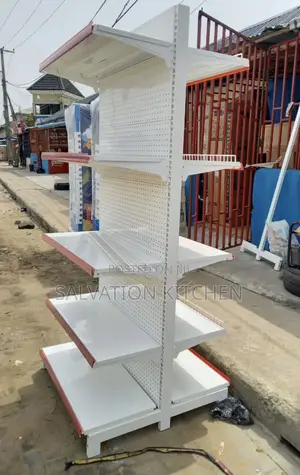 Industrial Double Supermarket Shelf