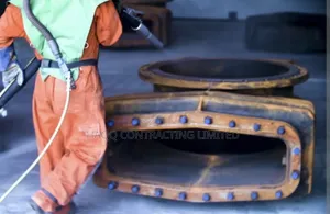 Sandblasting, Marine Painting