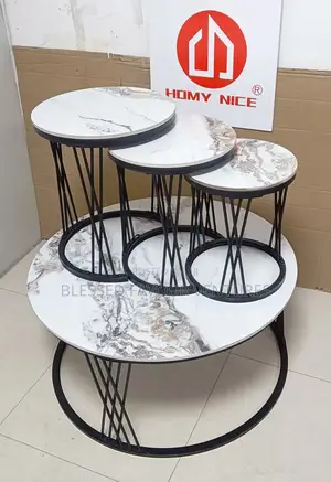 High Quality Imported Center Table With 3 Side Stools Available