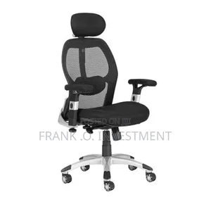 Deluxe Adjustable Arm Mesh Executive Office Chair