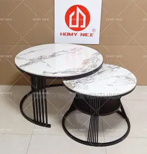 Brand New Imported Center Table With 1 Side Stools Available
