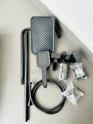 Complete Black Shower Set Brimix