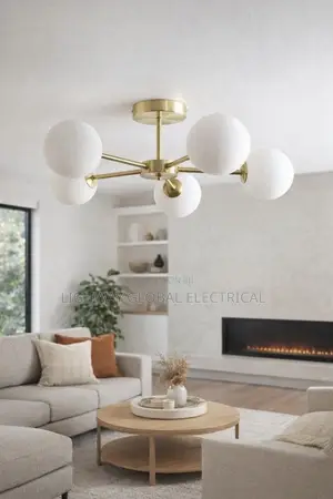 Simple Small Nordic Living Room Chandelier