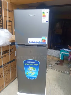 New Snowsea 208l Double Door Fridge With Key (External) Super Freezing