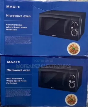 Maxi 20l Dual Cook Low Voltage Quality Microwave Oven (Black)