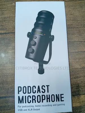 Podcast Microphone Usb and XLR Output