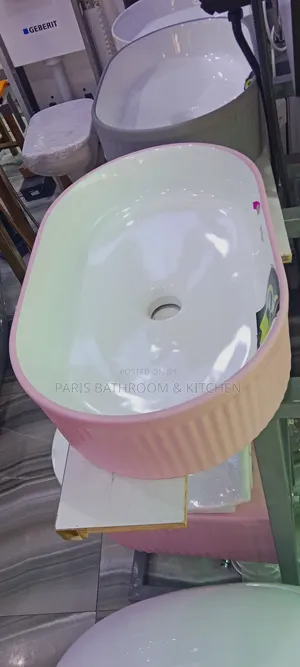 Pink Washing Hand Basin