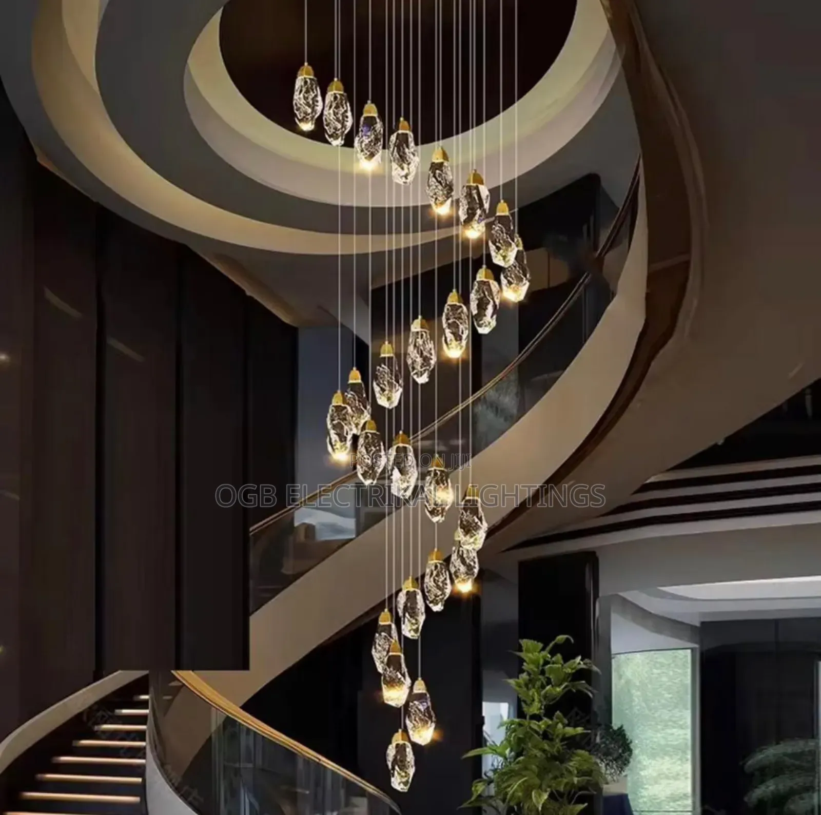 Luxury Staircase Chandelier