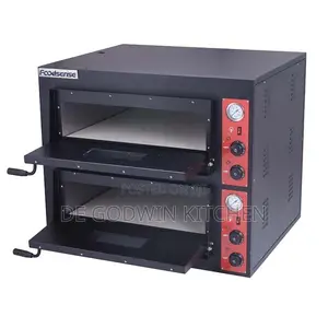 Double Deck Pizza Black Oven