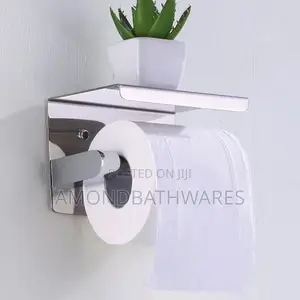 Chrome Phone Tissue Holder