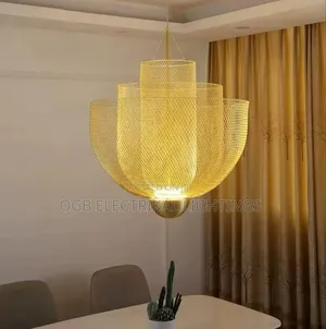 Metal Cage Chandelier
