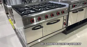 6 Burners Gas Cooker With Oven