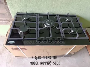 5 Burner Glass Built In