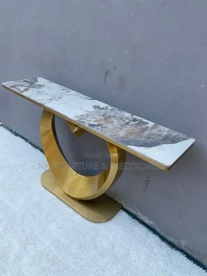 Marble Top Console Table