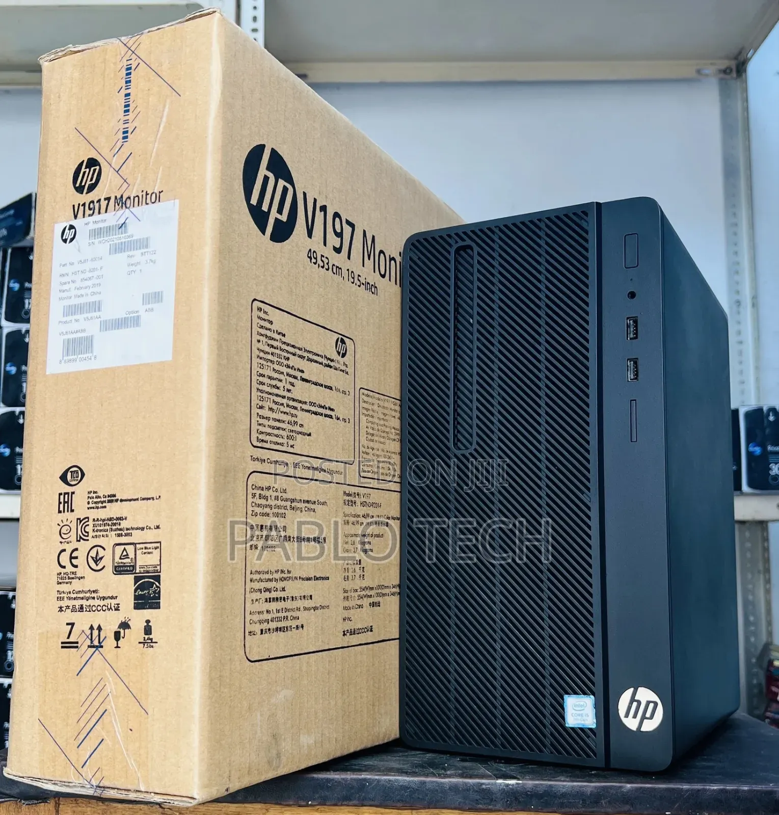 New Desktop Computer HP 8GB Intel Core i5 SSD 256GB