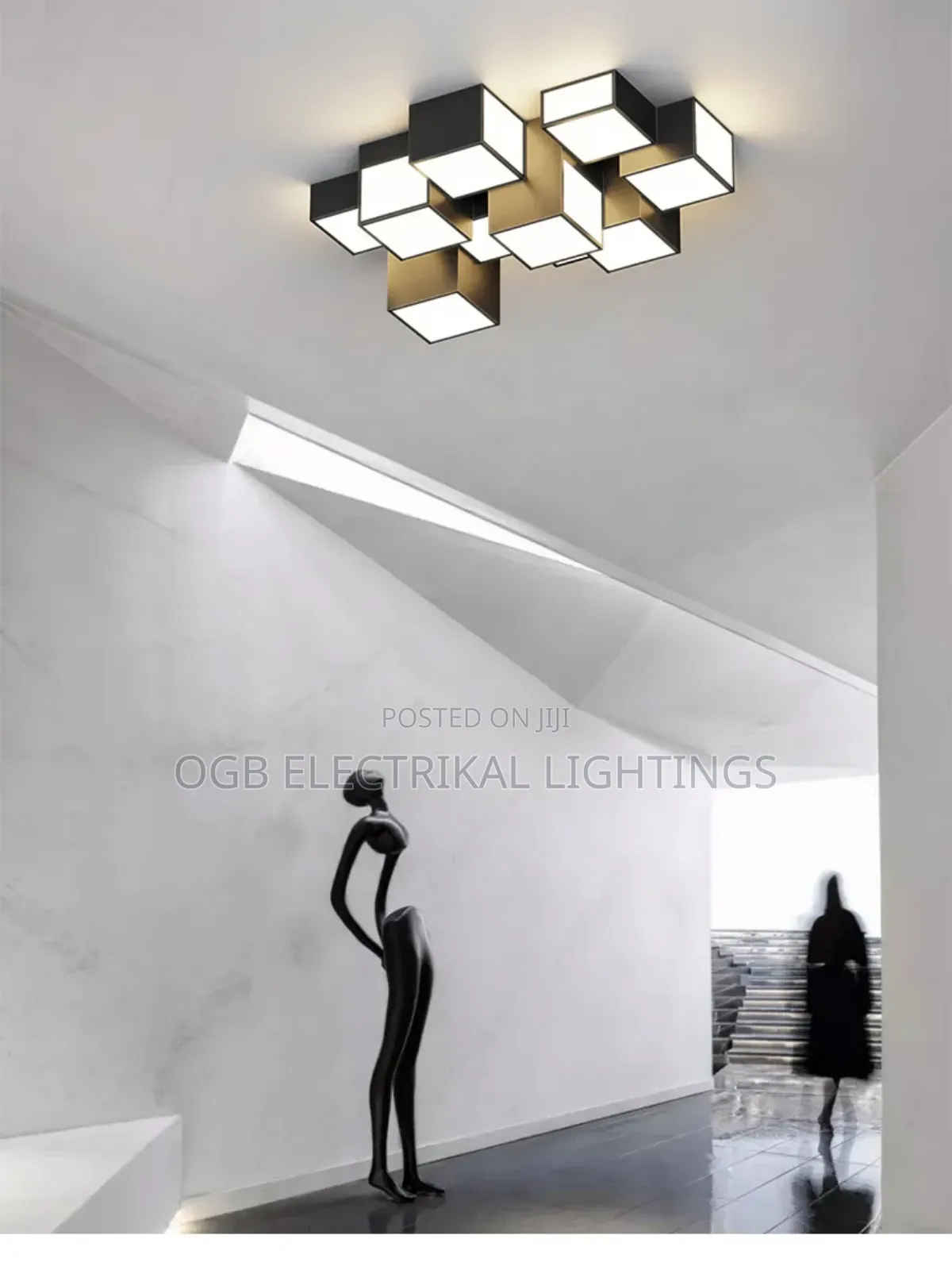 Creative Led Square Pendant Light