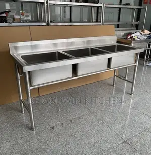 Stainless Steel 3 Bowl Sink