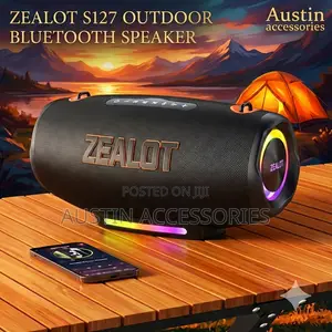 Zealot S127 100w Portable Bluetooth Speaker - Rgb, Ipx6, 24000mah