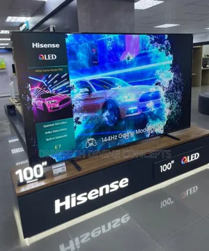 100" Inches Qled Hisense Smart TVS