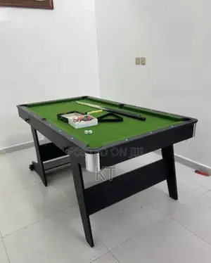 6ft 2 in 1 Foldable Snooker Table With Table Tennis