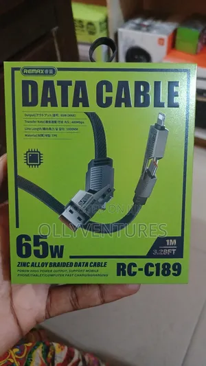 Remax Data Cables Type-C to Type-C Usb-a to Iph