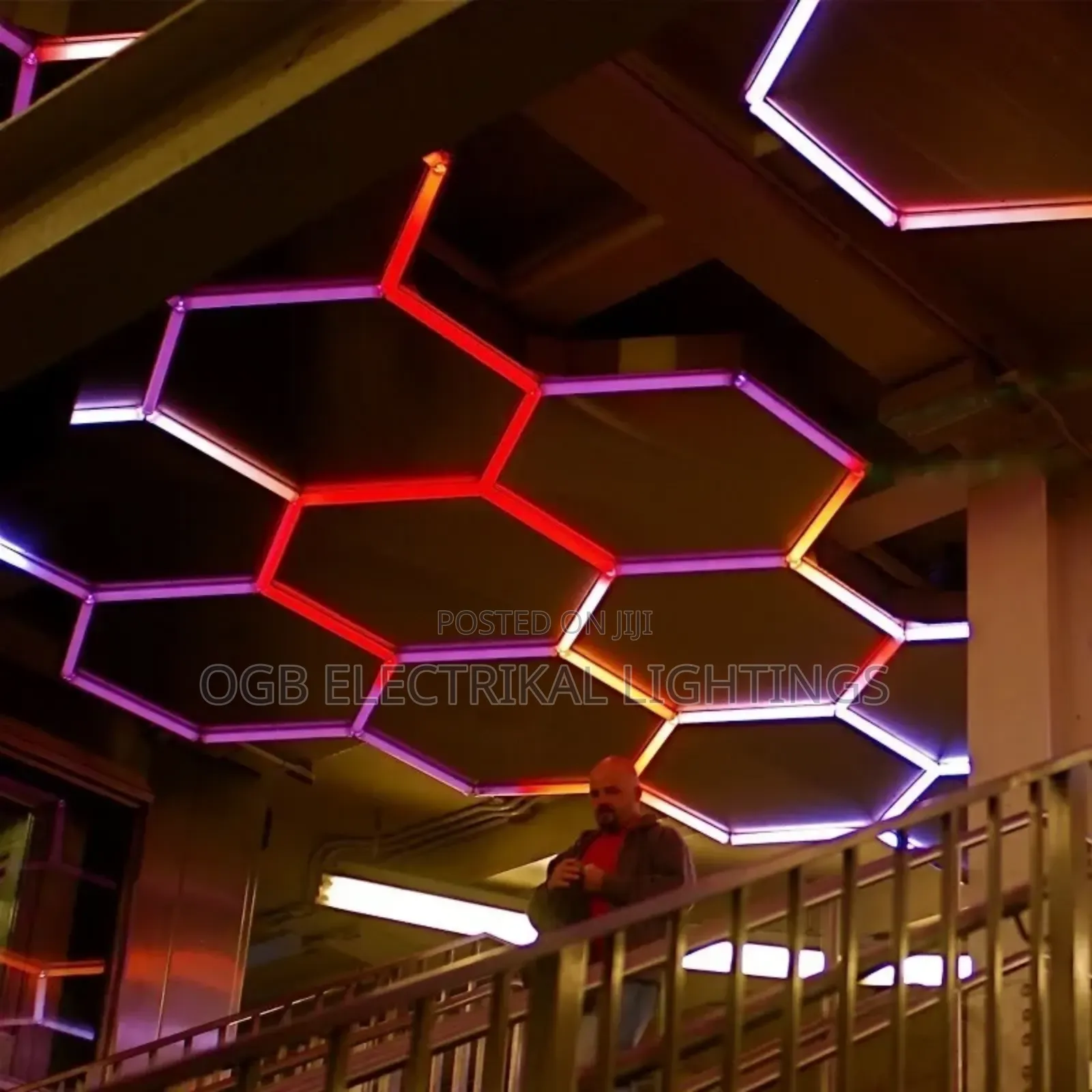 Hexagon Garage Light