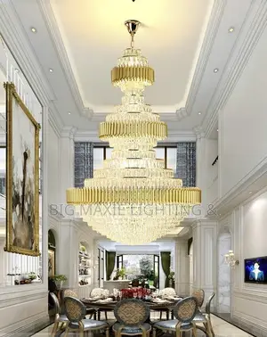 Luxury Crystal Stair Chandelier Lighting Chandelier